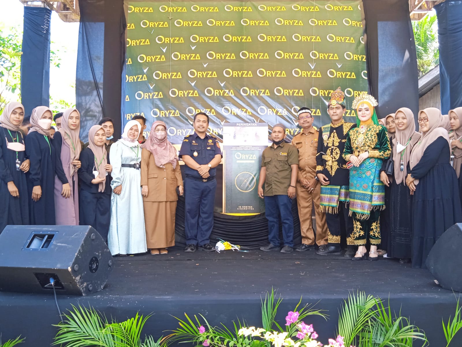 Grand Launching Oryza Cigarette di Desa Tanjung Selamat, Darussalam, Aceh Besar, Selasa (29/3/2022). Foto: Nukilan/Wanda.