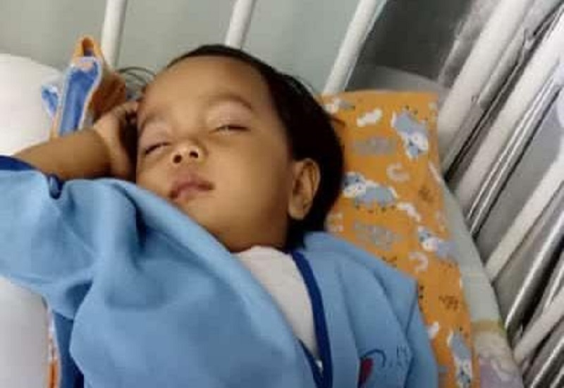 Hasna Nabila (2), usai operasi dua Minggu yang lalu di Rumah Sakit Pusat Jantung Nasional Harapan Kita, Rencananya, Hasna beserta kedua orang tuanya akanpulang ke Aceh, pada Kamis, 17 Maret 2022. (Foto: Dok.Ist)