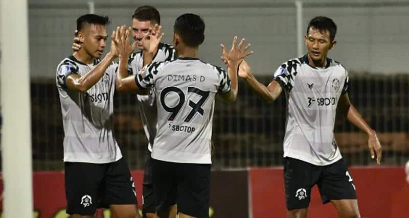 Persikabo menang telak 5-0 atas Persiraja Banda Aceh pada pekan ke-32 Liga 1 2021/2022 di Stadion Kompyang Sujana, Sabtu (19/3/2022) sore WIB. (Foto: Instagram/liga1match)
