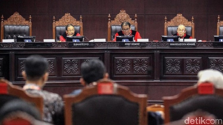 Sidang MK (Ari Saputra/detikcom)