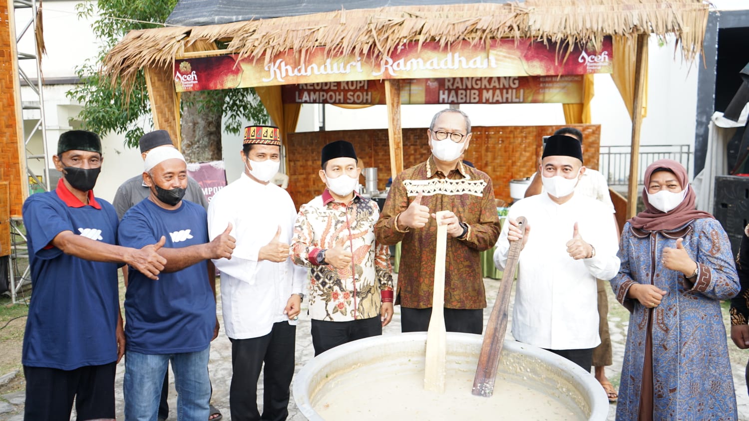 Dinas Kebudayaan dan Pariwisata (Disbudpar) Aceh menggelar Festival Ramadhan 2022 di Taman Seni dan Budaya, Kota Banda Aceh. (Foto: Nukilan/Reji)