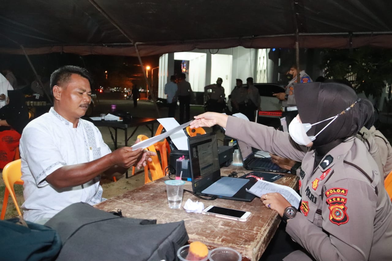 Polda Aceh Gerai Vaksinasi Malam Hari Selama Ramadhan, ini Daftar Lokasinya
