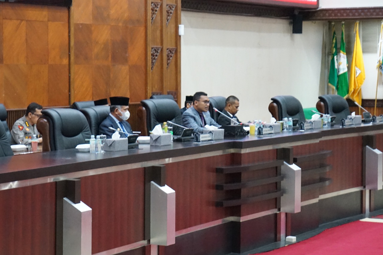 DPRA Gelar Rapat Paripurna Penyampaian LKPJ Gubernur Aceh 2021