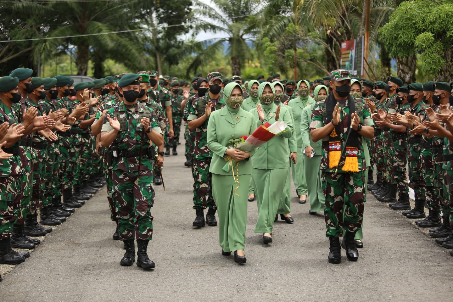 Kunjungi Yonif Raider Khusus 115/ML, Pangdam IM Ingatkan Kedisiplinan Prajurit