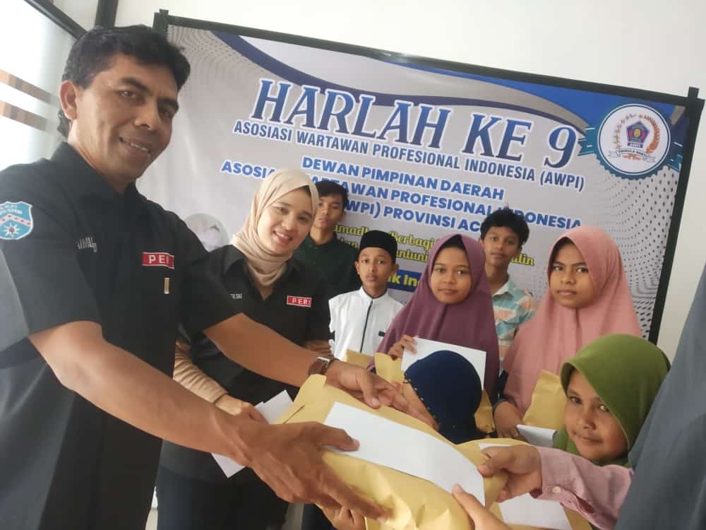 Harlah ke-9, AWPI Aceh Gelar Buka Puasa Bersama dan Santuni Anak Yatim