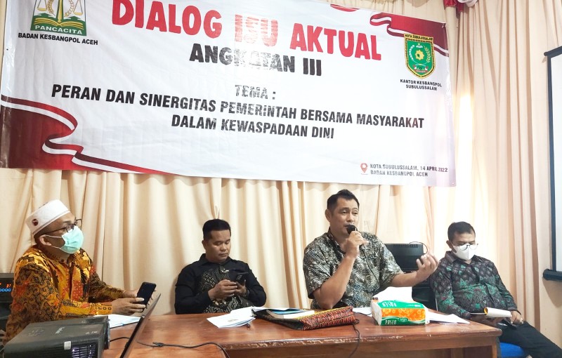 Kekerasan Perempuan dan Anak, Narkoba dan Game Online Tinggi, Kesbangpol Aceh: Perkuat Deteksi Dini