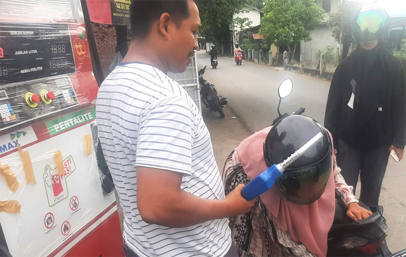 Pedagam BBM Eceran di Banda Aceh. (Foto: Nukilan.id)