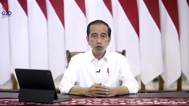 Keterangan Pers Presiden RI terkait Cuti Bersama Idulfitri 1443 H, Istana Bogor, Rabu (6/4/2022). Foto: Tangkapan layar youtube setpres RI
