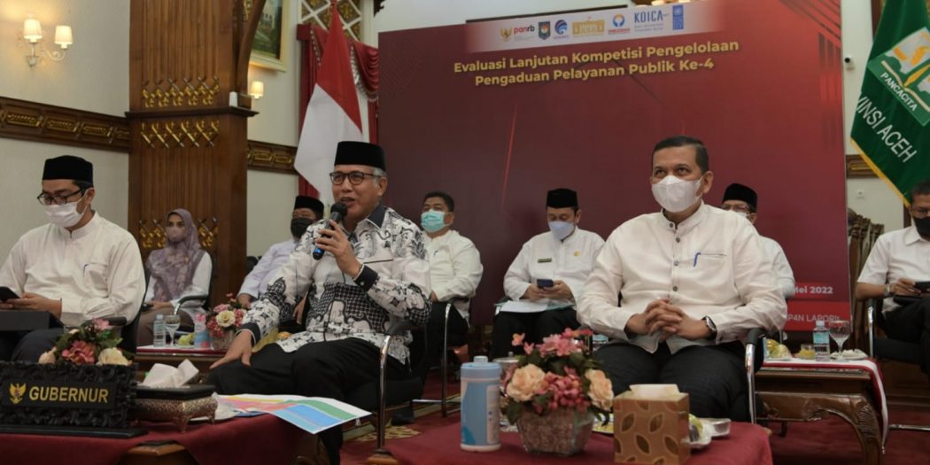 Gubernur Paparkan Implementasi Pengelolaan Aduan Pemerintah Aceh dalam Kompetisi P4