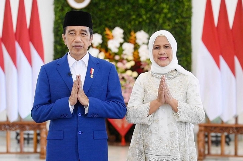 Presiden Jokowi dan Ibu Iriana. (Foto: Dok.Kemensetneg)