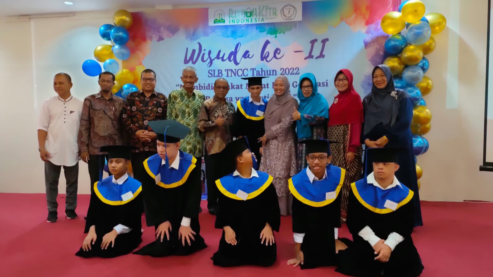 SLB TNCC Banda Aceh Gelar Wisuda Bagi Enam Penyandang Disabilitas