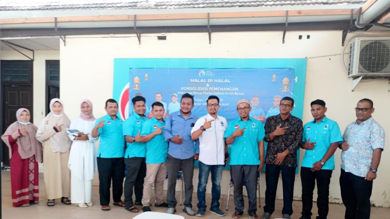 Partai Gelora Aceh Besar Gelar Halal Bihalal dan Konsolidasi untuk Pemenangan di Pemilu