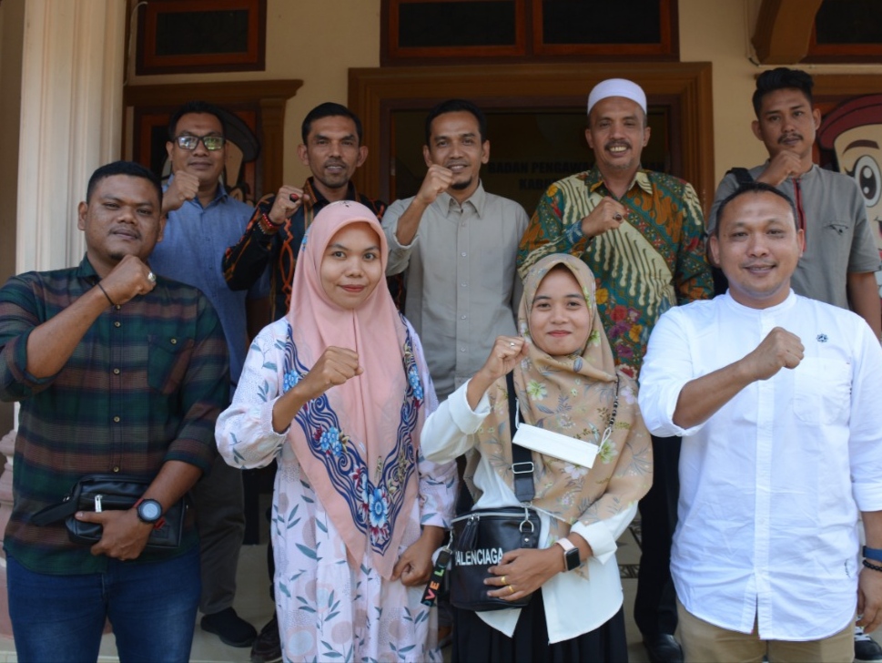 Kunjungi Bawaslu Aceh Selatan, Pemuda Muslim Indonesia: Pendidikan Politik Penting Bagi Pemilih Pemula