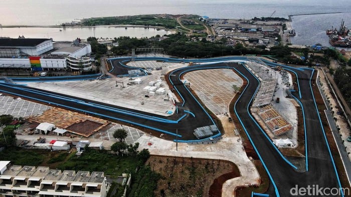 Sirkuit Formula E Jakarta. (Foto: Detik)