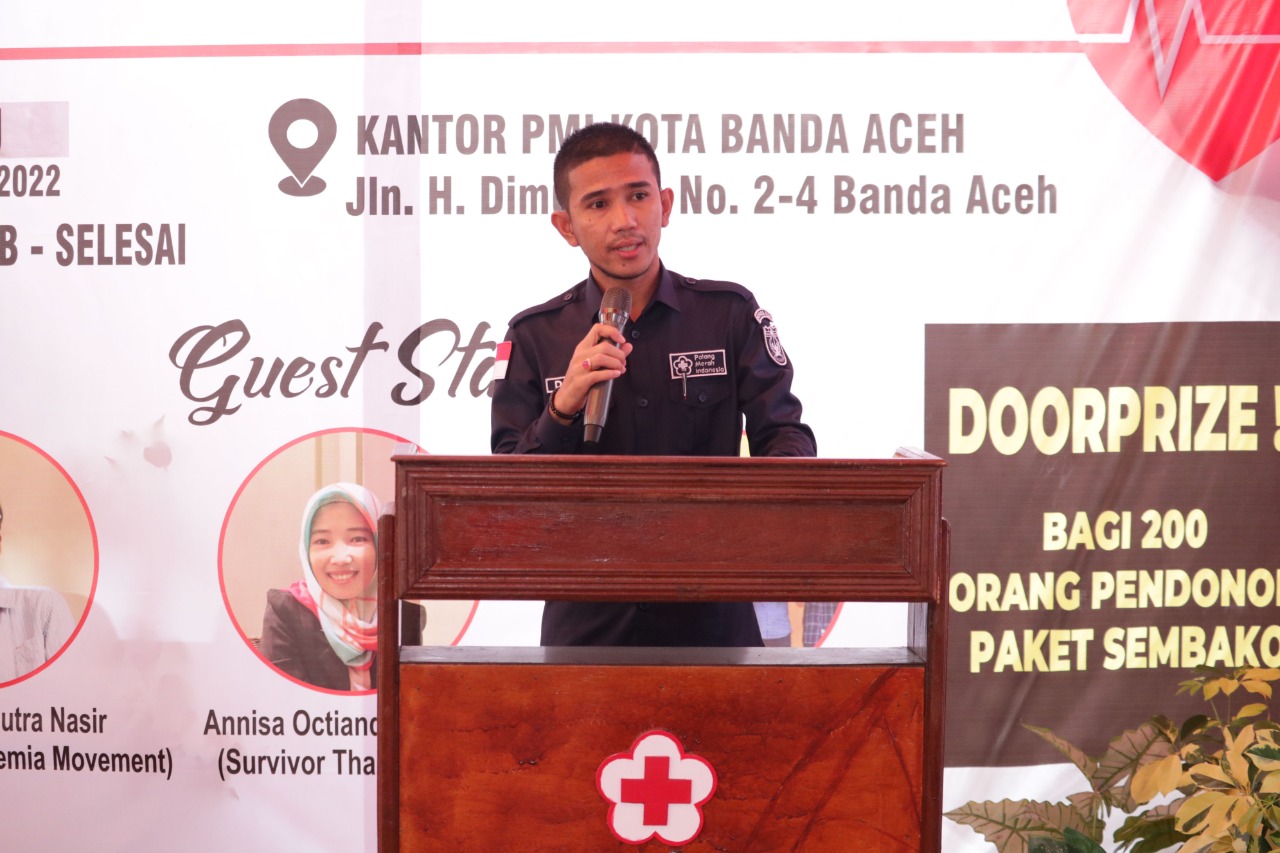 HDDS 2022, Ketua PMI Banda Aceh Ucapkan Terima Kasih kepada Pendonor Darah Sukarela