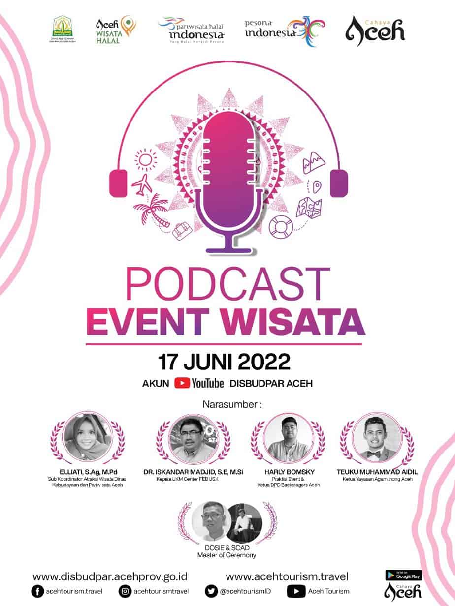 Geliat Pariwisata Aceh Dipaparkan Lewat Podcat Event Wisata