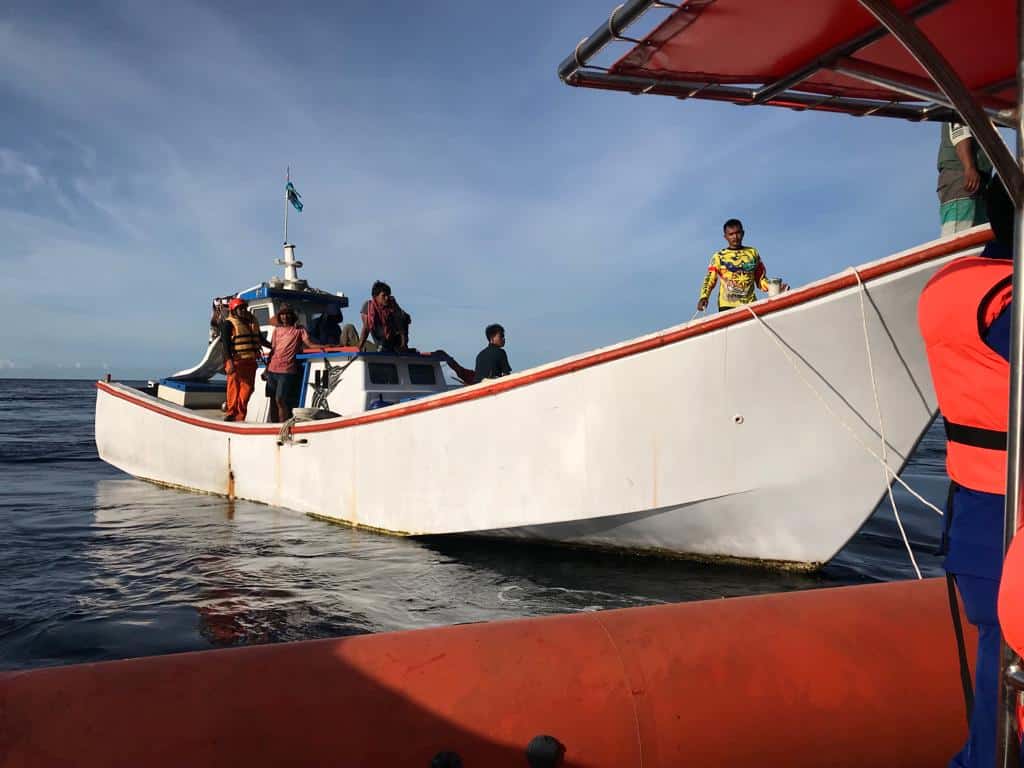 Tim SAR Evakuasi Kapal Mati Mesin di Perairan Pulau Rondo Sabang