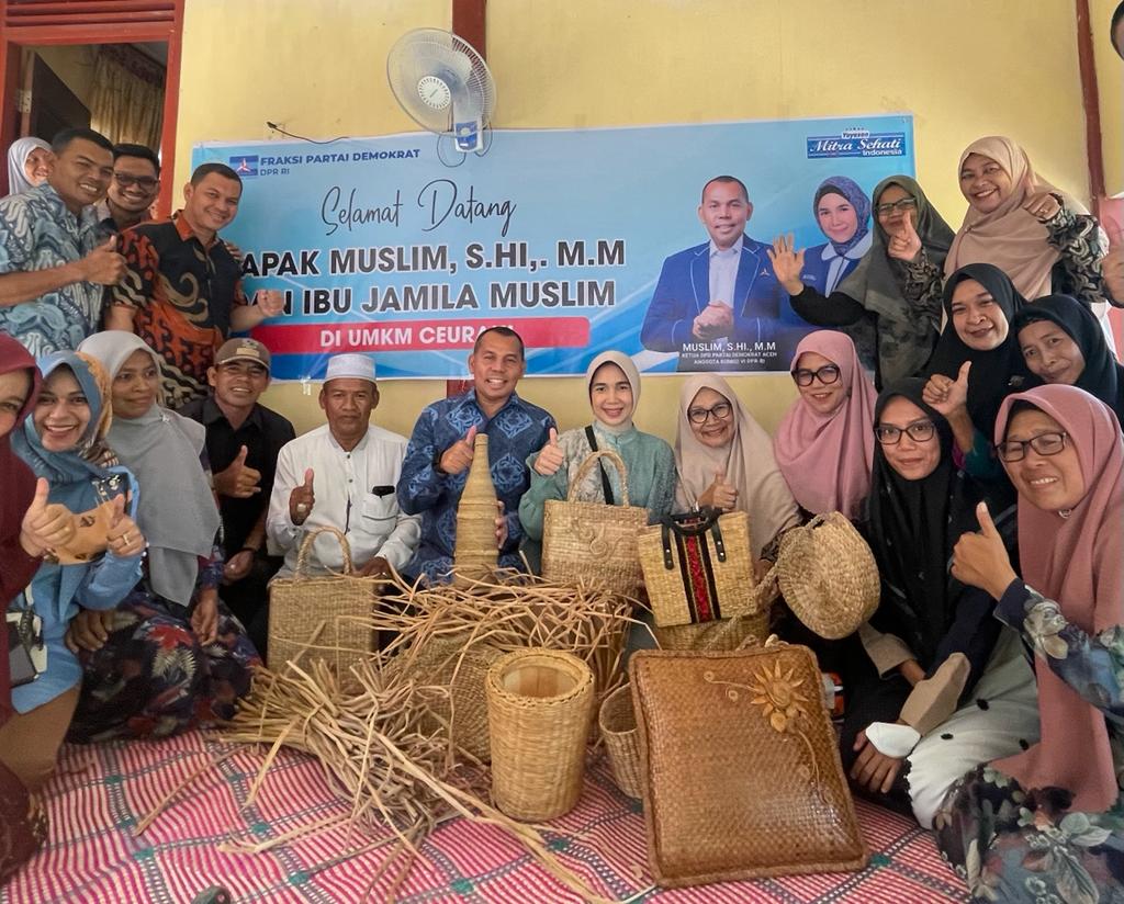 Bang Muslim dan Istri Kunjungi Pelaku UMKM di Aceh Utara