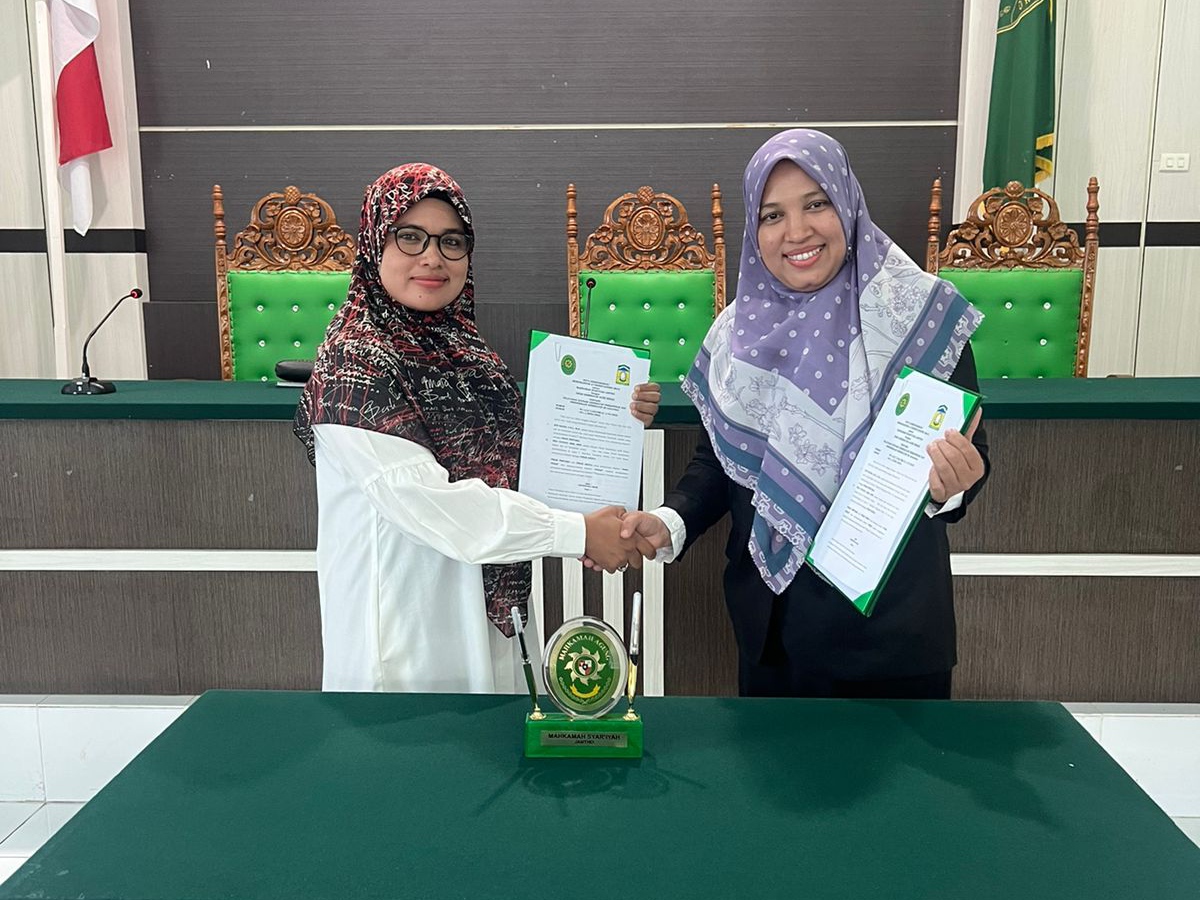 Ketua MS Jantho Teken MoU “SI-ANTARIKSA“ dengan Kadinkes Aceh Besar