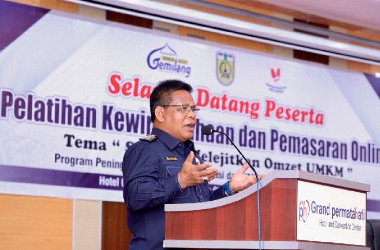 Pelatihan Pemasaran Online bagi UMKM dihelat, Aminullah: Manfaatkan Digital untuk Bersaing
