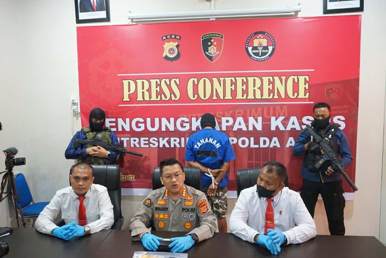 Eksekutor Penembakan Warga Indrapuri Ditangkap, Winardy: Keberadaan Senpi Masih Didalami