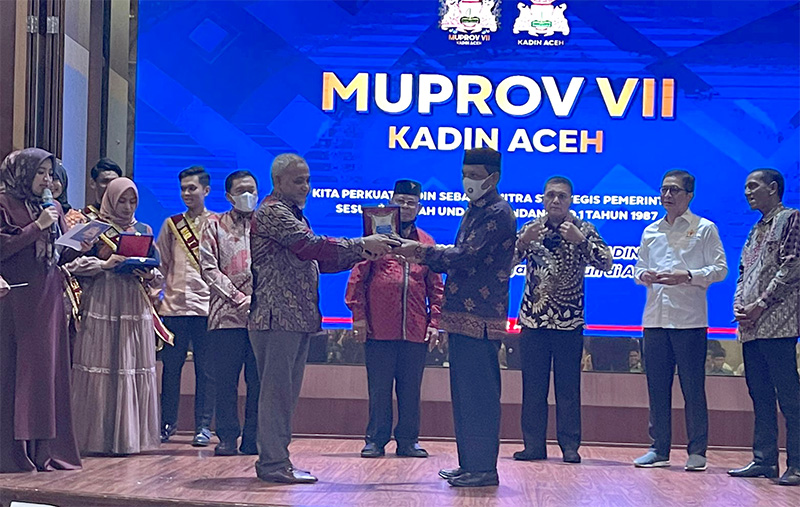 Pembukaan Musprov Kadin Aceh. (Foto: Nukilan.id)