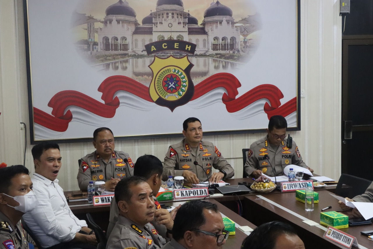 Polda Aceh Matangkan Persiapan Bhayangkara Seulawah Expo 2022. (Foto: Dok.Ist)