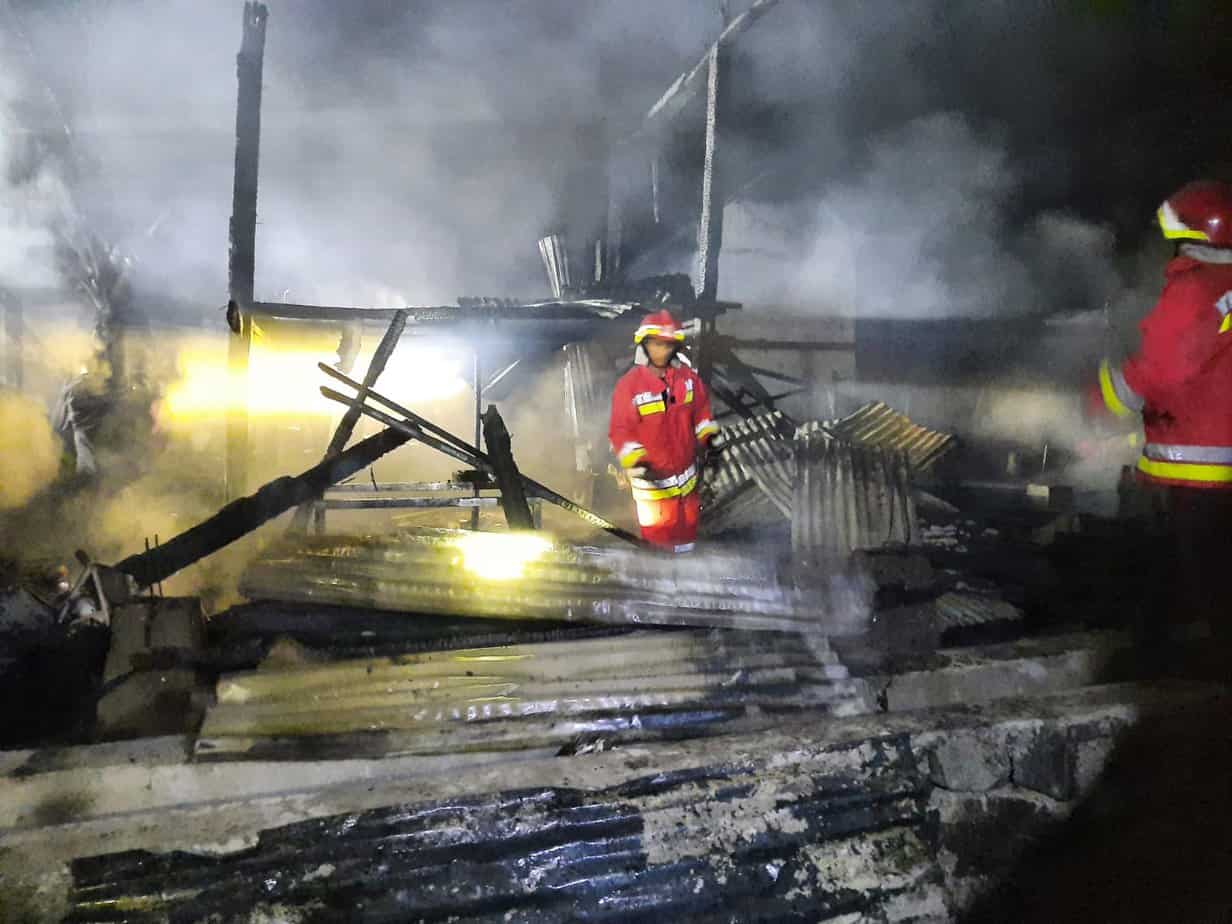 Balai Pengajian Darul Rizki Aceh Besar Terbakar