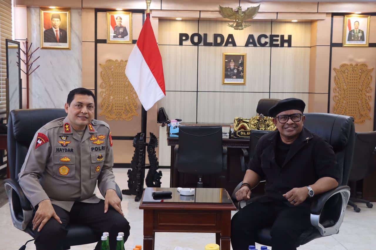 Kapolda Aceh Terima Audiensi Anggota DPR RI Rafli Kande