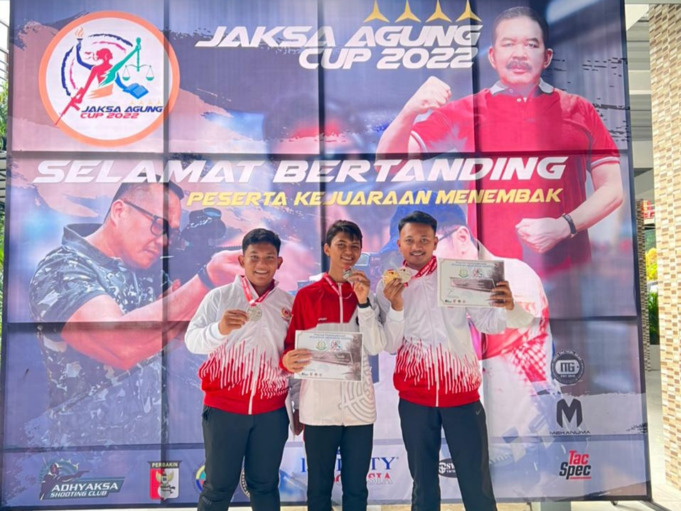 Kejurnas Menembak Jaksa Agung Cup, Atlet Pelatda KONI Aceh Raih Satu Emas Dua Perak