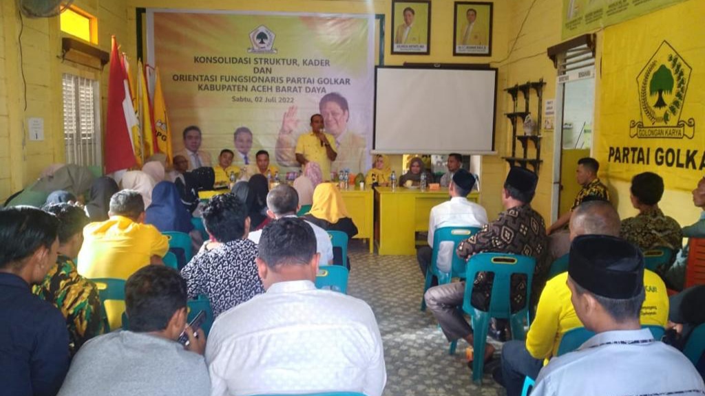 Konsolidasi Struktur, Kader, dan Orientasi DPD II partai Golkar Abdya (Foto: Dok. DPD II partai Golkar Abdya)