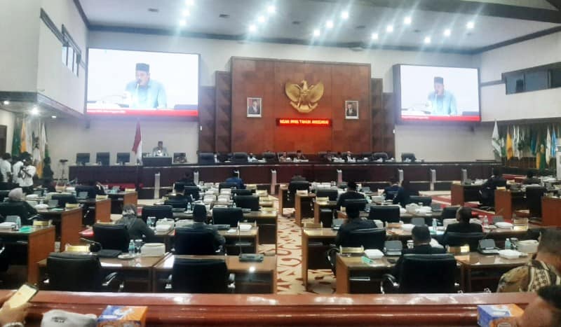 DPR Aceh Gelar Rapat Paripurna KUA PPAS 2023