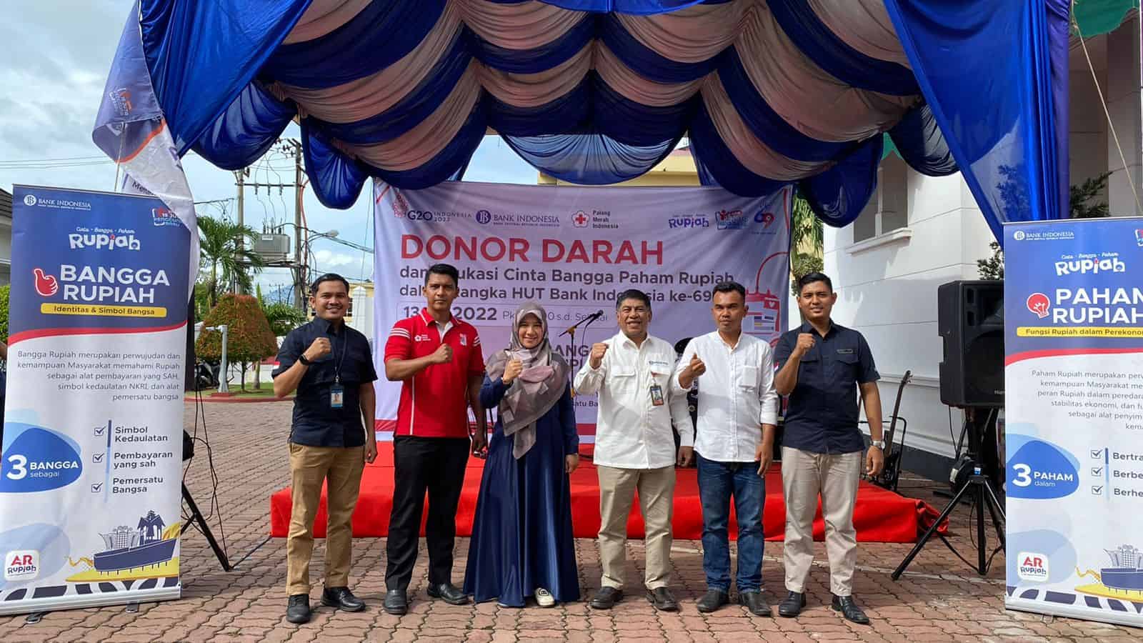 BI Aceh Bersama BMPD Provinsi Aceh Menggelar Kegiatan Donor Darah. (Foto: Dok.Ist)