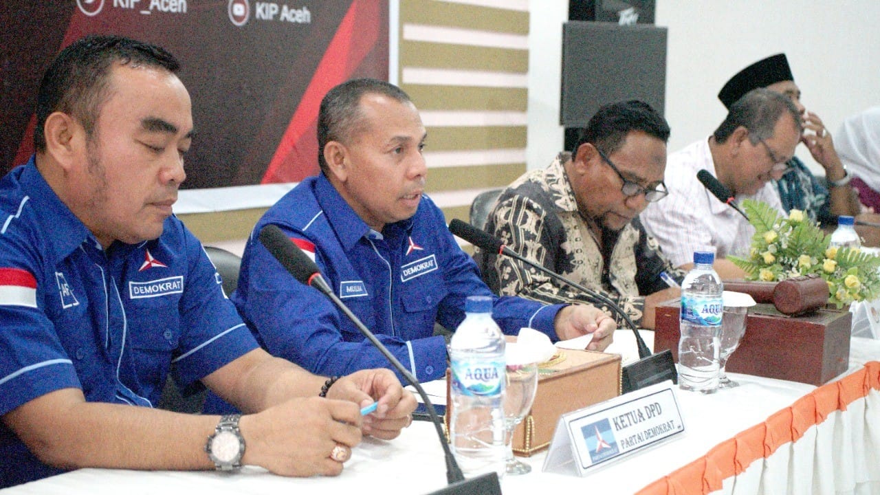 Demokrat Bersilaturahmi ke KIP Aceh
