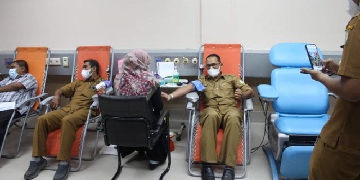 ASN donor darah. (Foto: Ist)