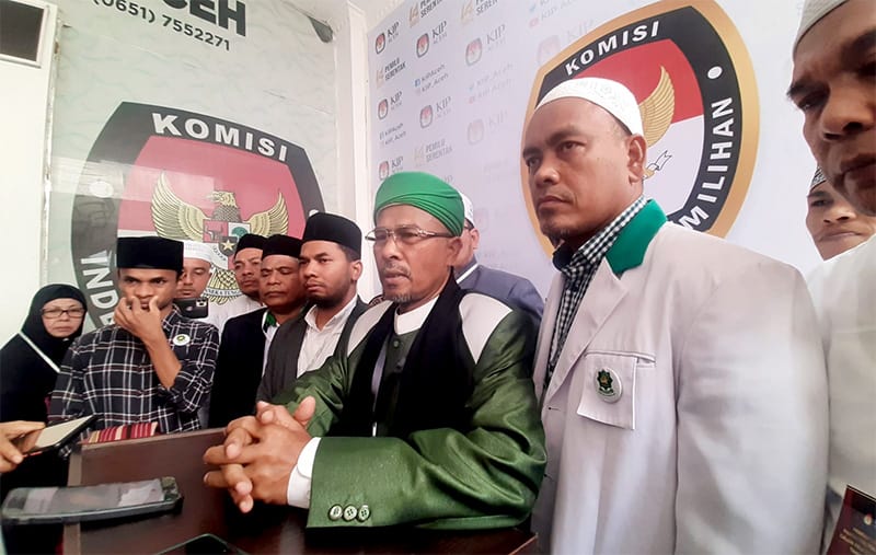 Partai Lokal PAS Mendaftar ke KIP Aceh. (Foto: Nukilan.id)