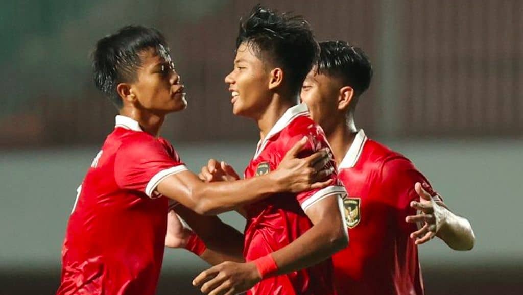 Pemain Timnas Indonesia U-16, Arkhan Kaka Putra merupakan anak mantan pemain Persija, Purwanto. (PSSI)
