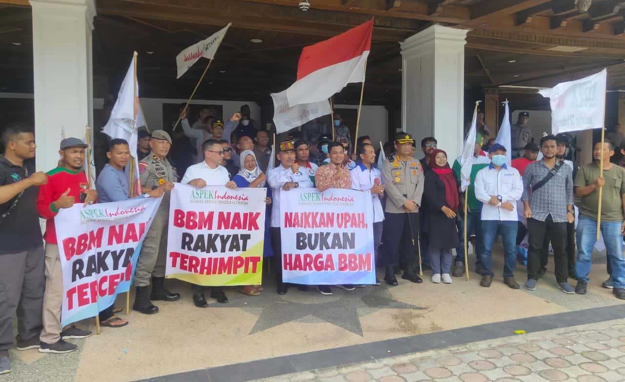 Aliansi Buruh Aceh Tolak Kenaikan Harga BBM Subsidi