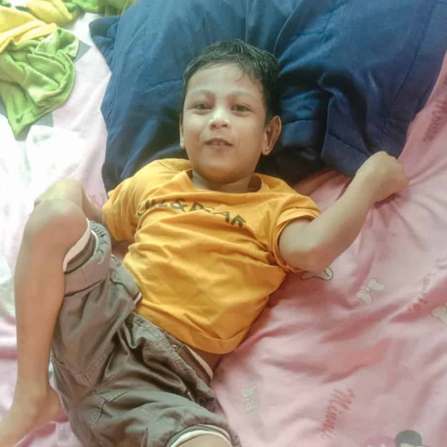 Rajif Fandi (12 tahun), Anak Disabilitas Asal Krueng Seukeu, Kecamatan Tangse, Kabupaten Pidie. (Foto: Ist)