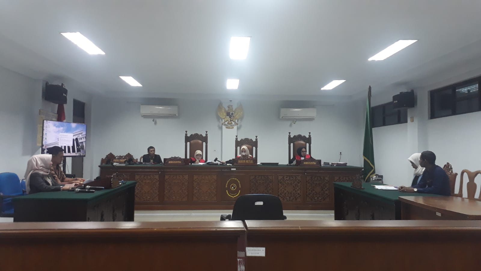 Sidang gugatan Anggota DPRK Banda Aceh. (Foto: Ist)