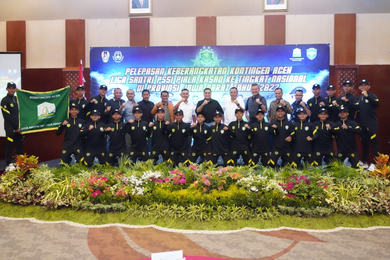 Irdam IM Hadiri Pelepasan Kontingen Aceh ke Liga Santri Piala Kasad 2022