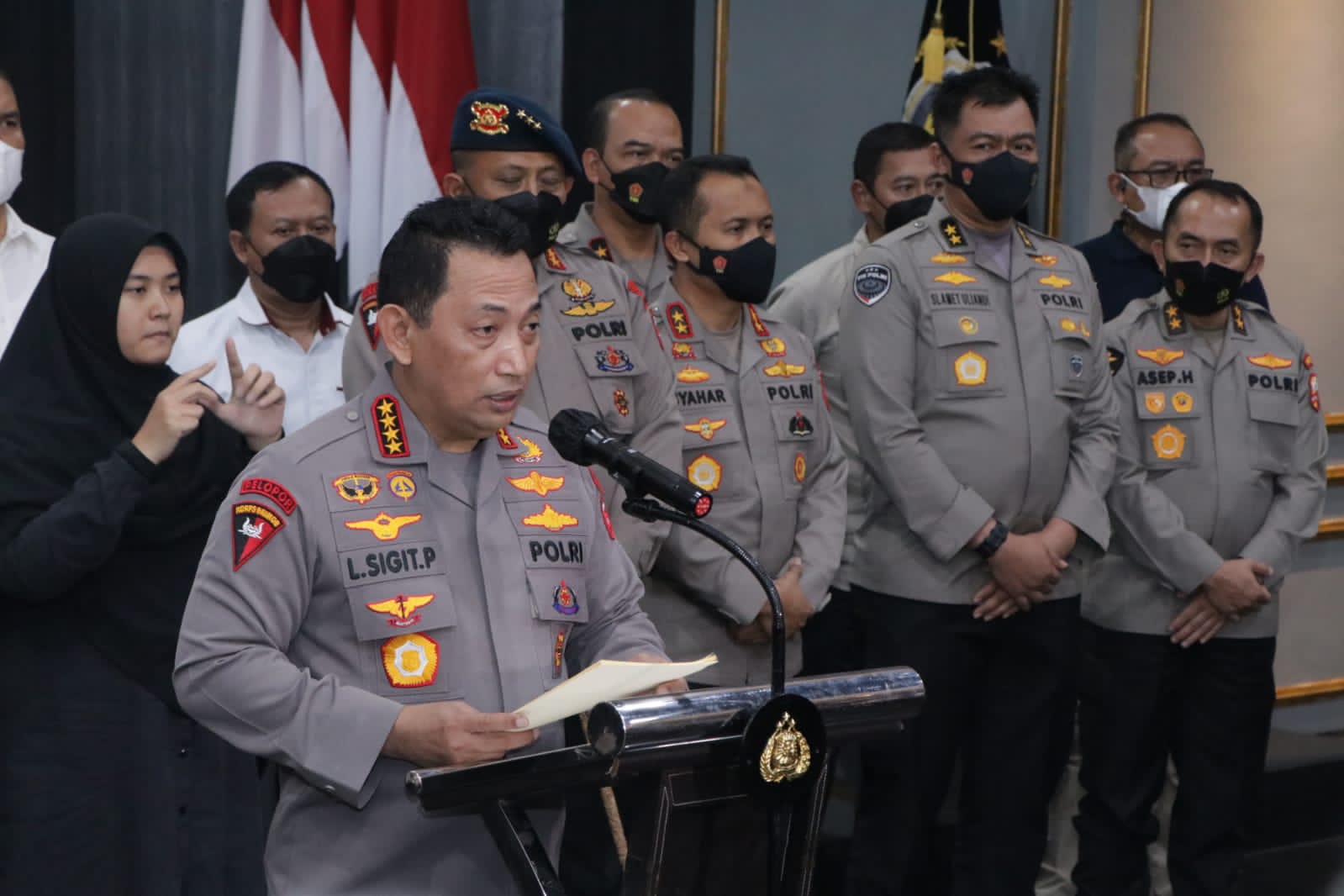 Polisi Tetapkan 6 Tersangka Tragedi Kanjuruhan