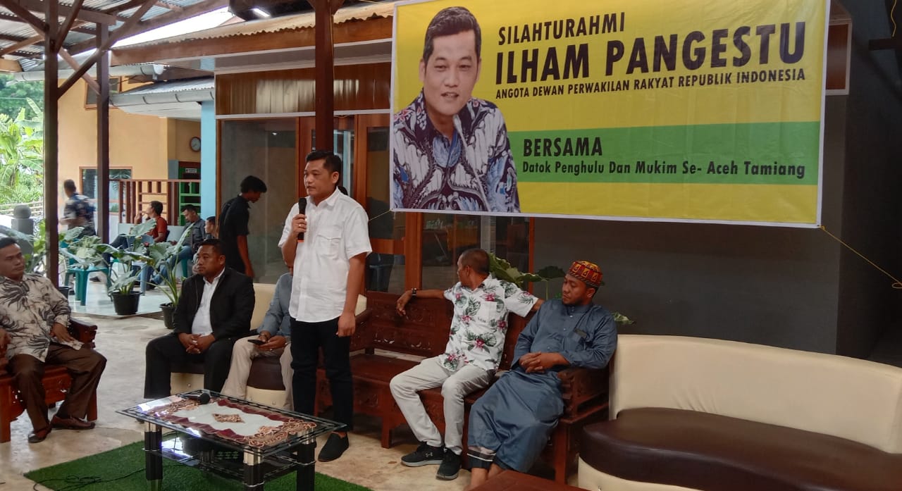 Anggota DPR-RI Ilham Pangestu Silaturahmi dengan Datok dan Mukim se-Aceh Tamiang
