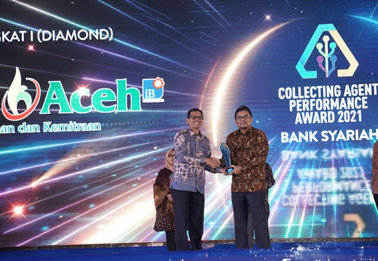 Bank Aceh Raih Peringkat 1 Collecting Agent Performance Award dari Kemenkeu