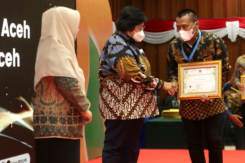 Pemko Banda Aceh Terima Penghargaan ProKlim dari Kementerian LHK
