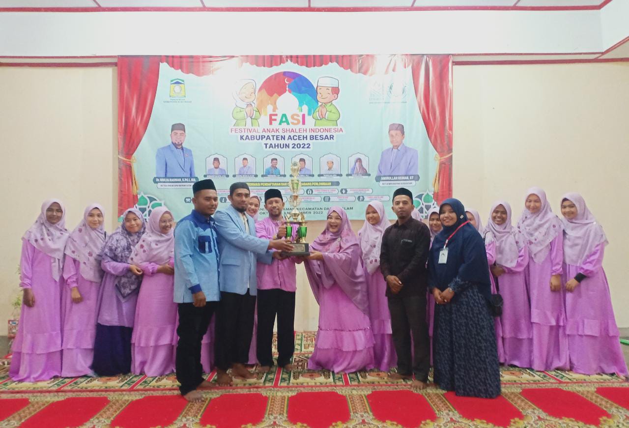 TPQ Ar-Rahmah Pagar Air Juara Umum FASI Aceh Besar 2022
