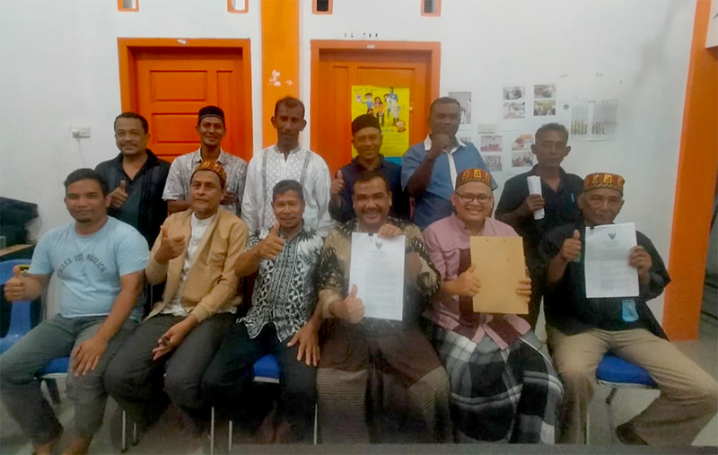 Gampong Lamtutui dan Gampong Lamteungoh, Kecamatan Peukan Bada. (Foto: Ist.)
