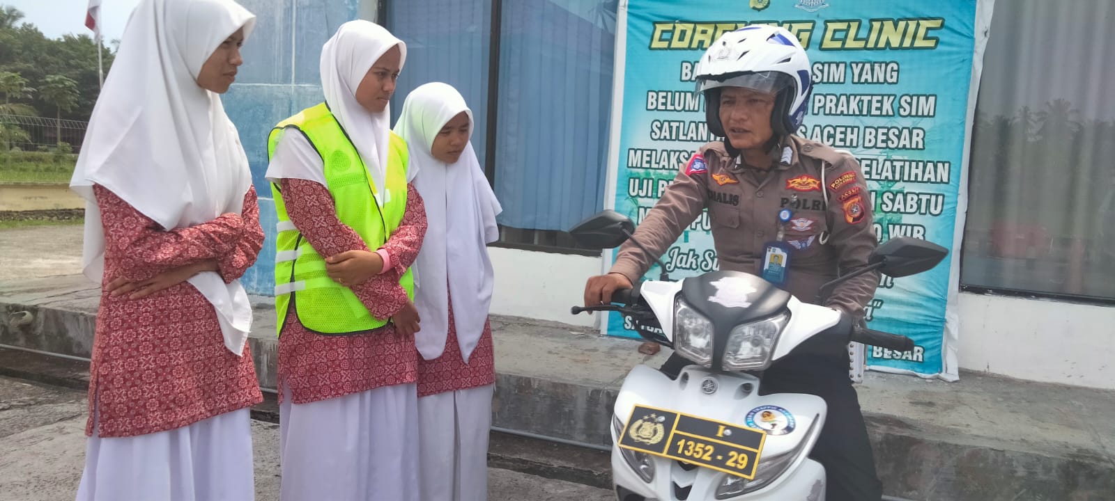 Permudah Ujian Bikin SIM, Satlantas Polres Aceh Besar Gelar Coaching Clinic