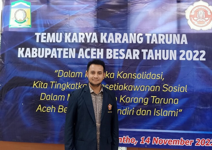 Zarwatun Niam hadiri Temu Karya Karang Taruna Kabupaten Aceh Besar di Jantho. (Foto: Ist)