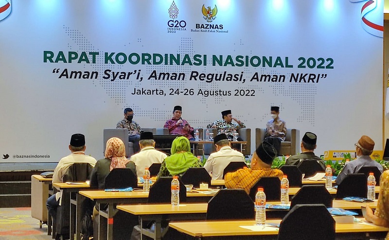 BMA Hadiri Rakornas BAZNAS Se-Indonesia 2022